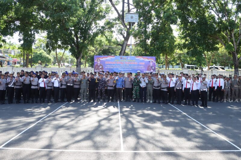 Polres Manggarai Barat resmi menggelar Operasi Zebra Turangga 2025 (Dok. Fajar NTT/ Nurjana)